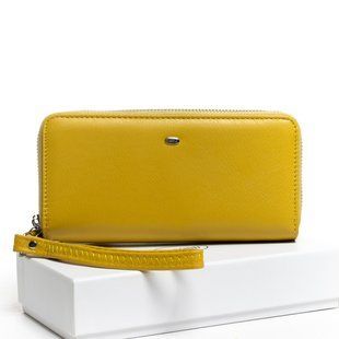 Кошелик Classic з натуральної шкіри 19*9,5*4,5&nbsp;см DR. BOND W39-3 yellow W39-3 yellow фото
