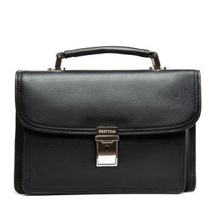 Сумка Чоловіча Барсетка шкіра BRETTON 9377-3 black 9377-3 black фото