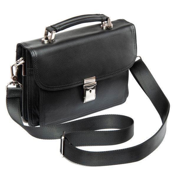 Сумка Чоловіча Барсетка шкіра BRETTON 9377-3 black 9377-3 black фото