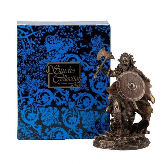 Статуетка "Берсерк - скандинавський воїн", 13*21см, полістоун (78579A4) 78579A4 фото
