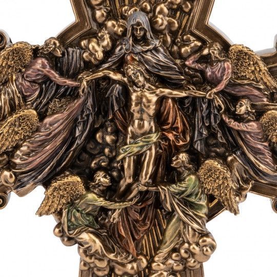 Картина - ікона, барельєф Veronese "Вознесіння Ісуса Христа" 21.5*15*1см, полістоун (78399A4) 78399A4 фото