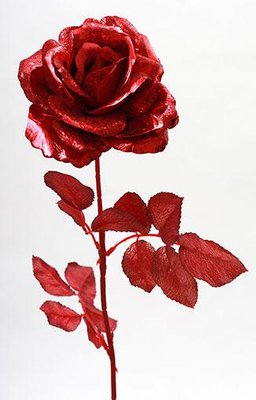 Декоративна гілка Троянда, 70 см, в пакованні 24 шт. NY21-152 NY21-152 фото