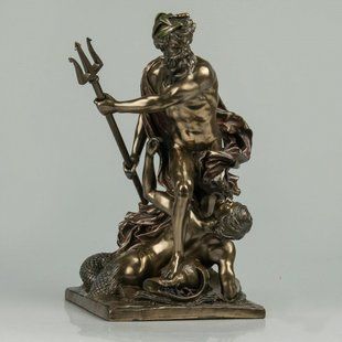 Статуэтка Посейдон 16*28 см 73133 A4 Veronese Италия OF 73133 A4 фото