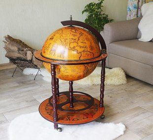 ГЛОБУС-БАР НАПОЛЬНЫЙ 42 СМ 42001R (59х59х90 см) 42001R фото