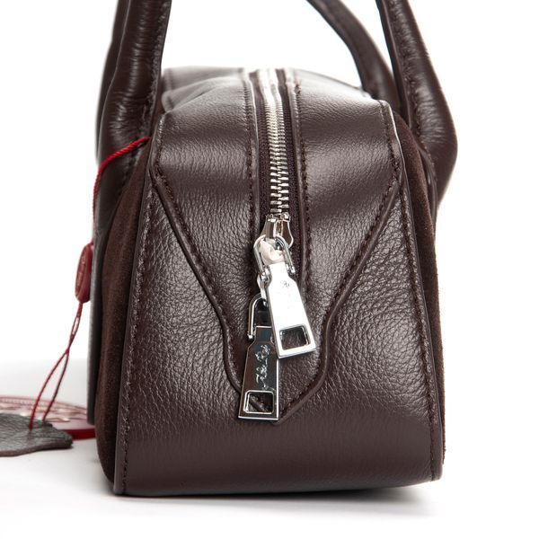 Женская сумка из натуральной кожи и замши ALEX RAI 2091-9 brown 2091-9 brown фото