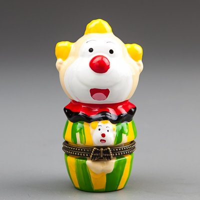 Шатулка,Веселий клоун, 9см. для прикрас (016E) 016E фото