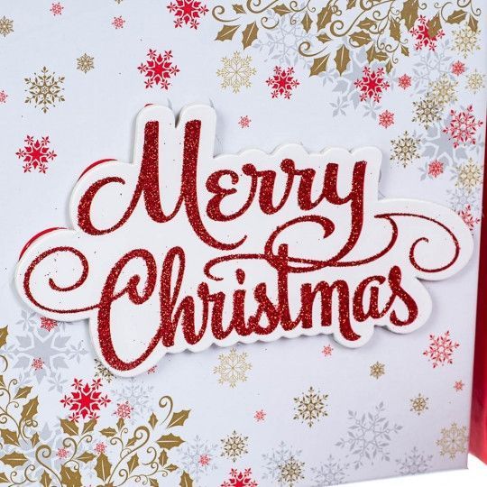 Набір із 3 коробок "Merry Christmas" білий20*20*9,5 (8211-007) 8211-007 фото
