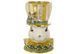Кашпо декоративне Кролик у циліндрі із золотим напиленням, 19*18*29.5 см, полістоун (419-321) 419-321 фото