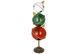 Металевий Декор на підставці Кулі Christmas bell 28*25*83 см, червоний із золотом (152-0072) 152-007 фото