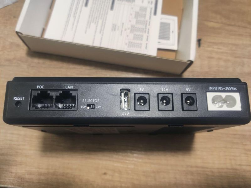Бесперебойник (UPS) для роутера и GPON с PoE 14000 мАч &mdash; интернет без света DC1018L фото