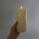Набор из 3х светодиодных свечей (LED) 7.2*15см., (12.5см, 10см.), пластик, кремовые, (6032-020) 6032-020 фото 2