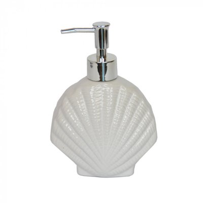 Диспенсер для рідкого мила "Shell" посуд кераміка (YX695) YX695 фото